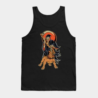 Grim reaper & Dog Tank Top